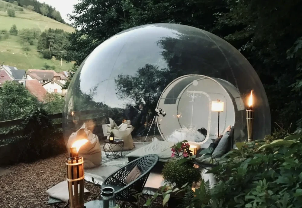 inflatable transparent tent