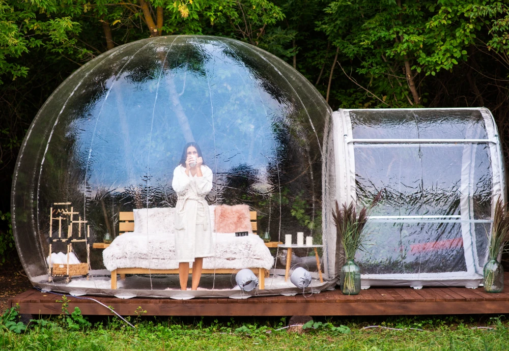 can you live in a bubble tent